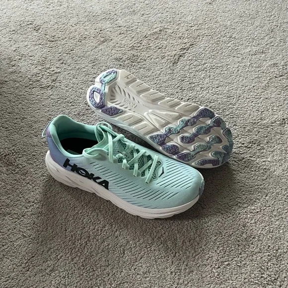 Hoka Mint and Lavender Athletic Shoes - Picture 3 of 6
